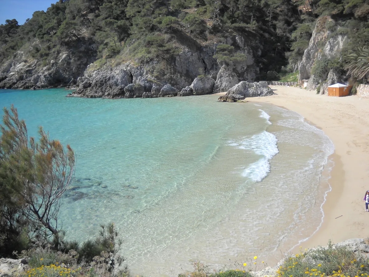 Cala delle Arene sull'isola di San Domino